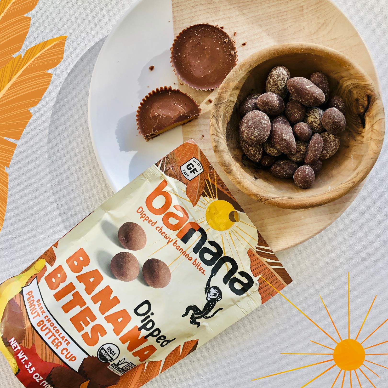 Amazon.com: Barnana Organic Peanut Butter Cup Chewy Banana Bites